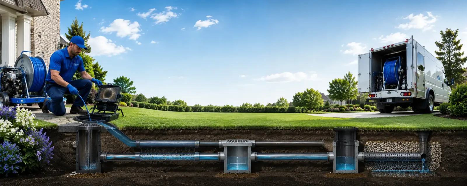 Outdoor drain cleaning information for East Millsboro, PA